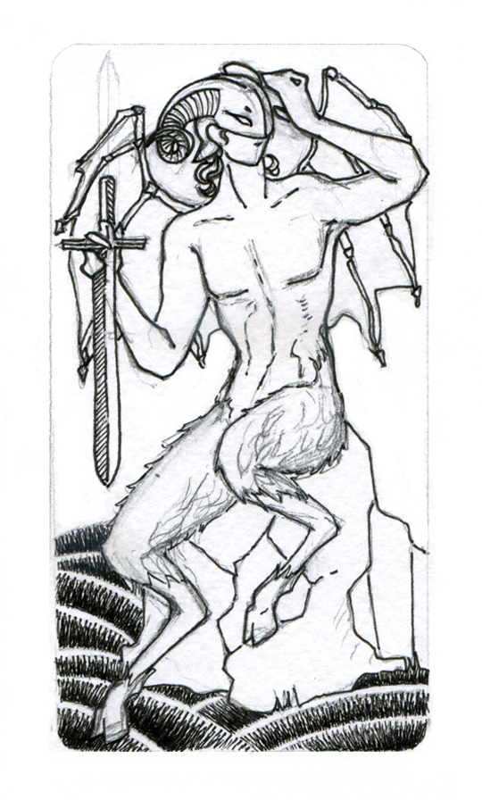 nagajna - illustration - the devil